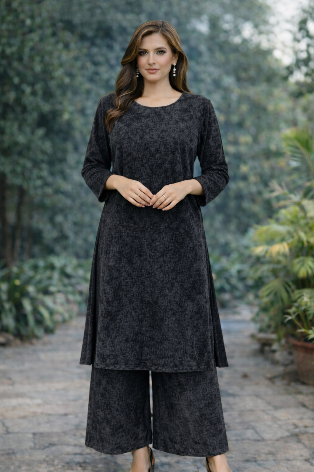Brit 2 piece Modest wear_81042 Pakistani ladies suitTeal B418