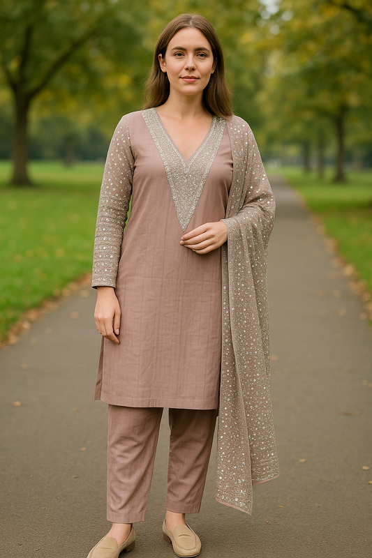 Simrans 3 piece luxury viscose_81042 Pakistani ladies suit B254