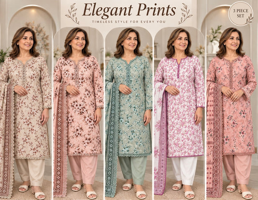 BRIT 3 piece linen collection B774