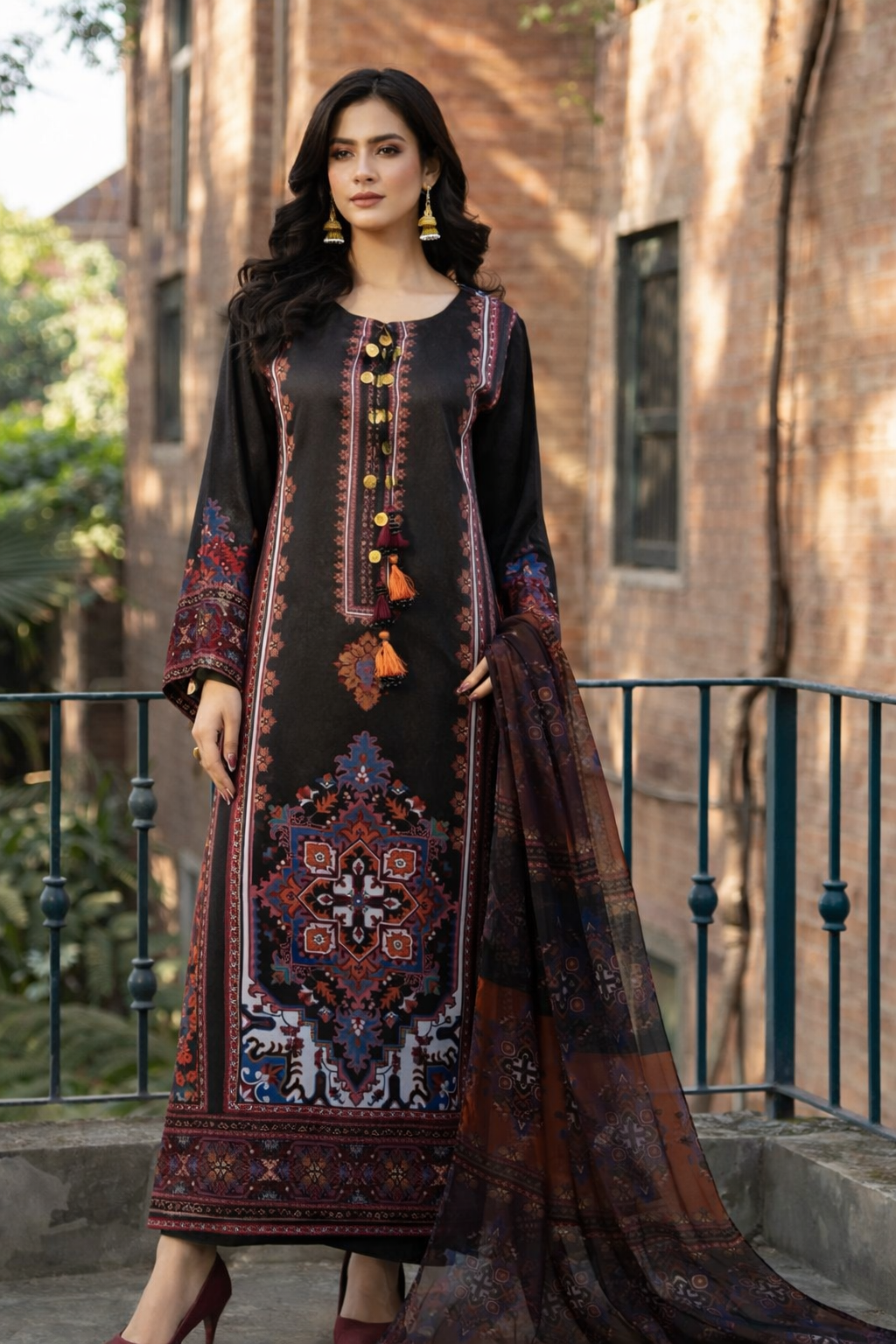 Karma Original 3 piece silk _81042 Pakistani ladies suit B468