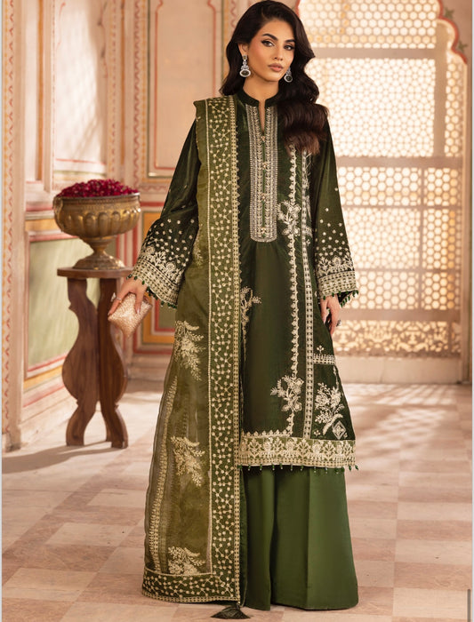 TT designer 3 piece luxury Valvet_81042 Pakistani ladies suit B287