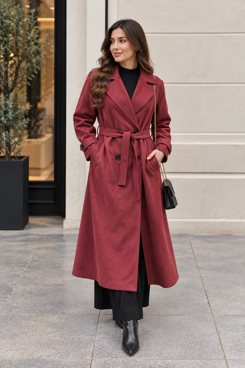 BRIT 1 piece swed coat collection  dress B771