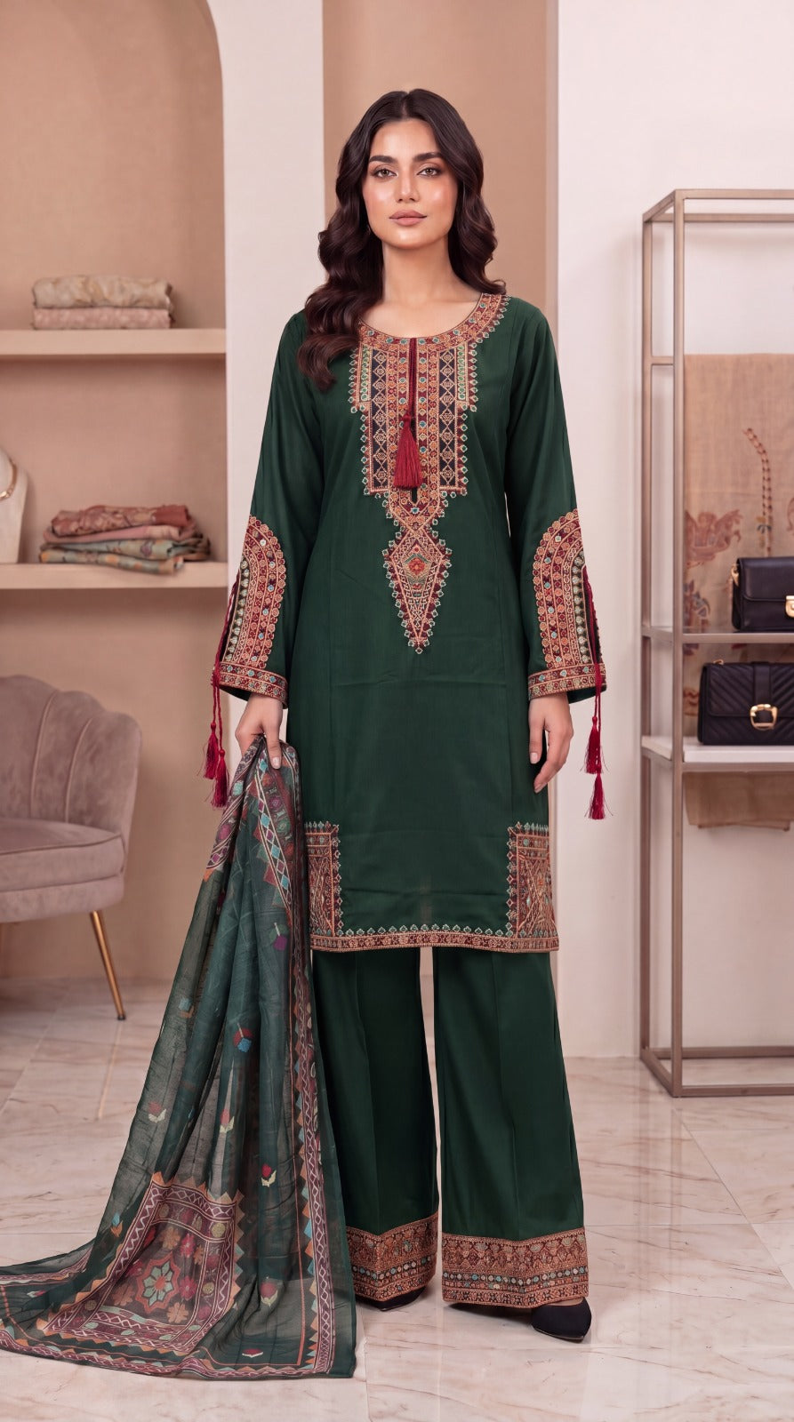 Brit 3 piece ladies Linen collection B583