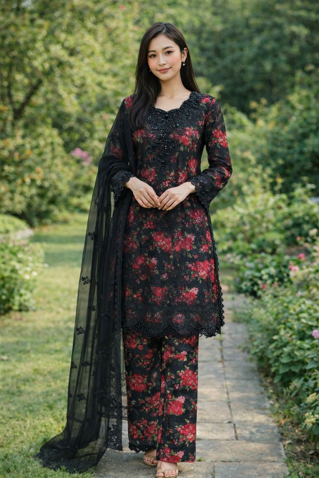 Brit 3 piece   _81042 Pakistani ladies suit B521C