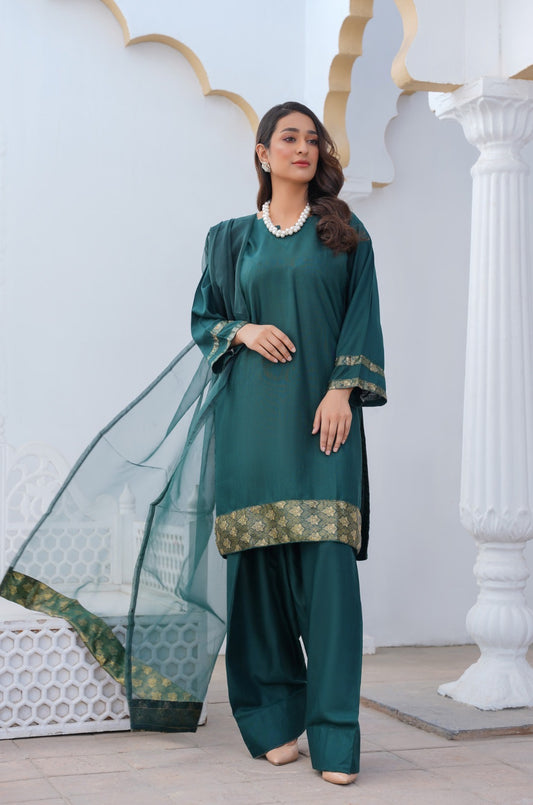 Brit 3 piece Farshi Salwar _100253 ladies suit B146