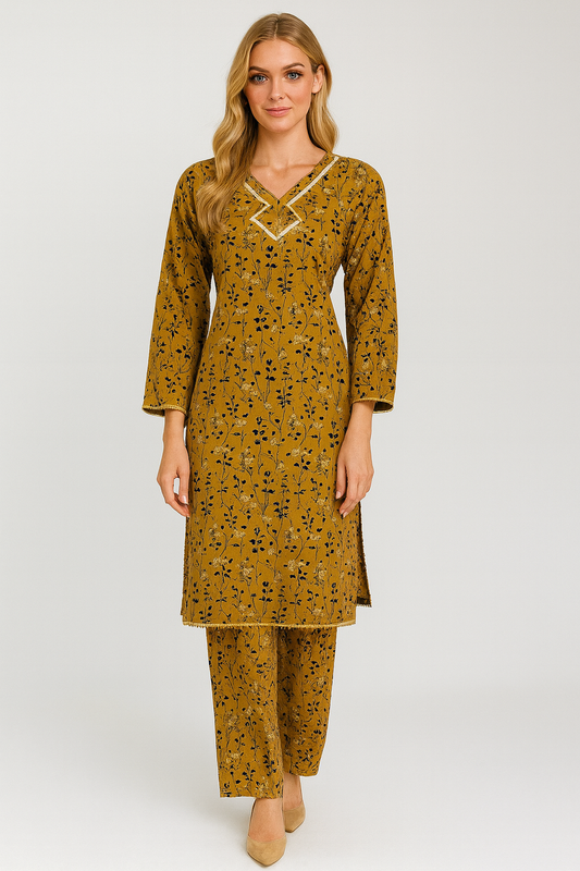Brit print linen 2 piece_4038 Pakistani suits for ladies B264