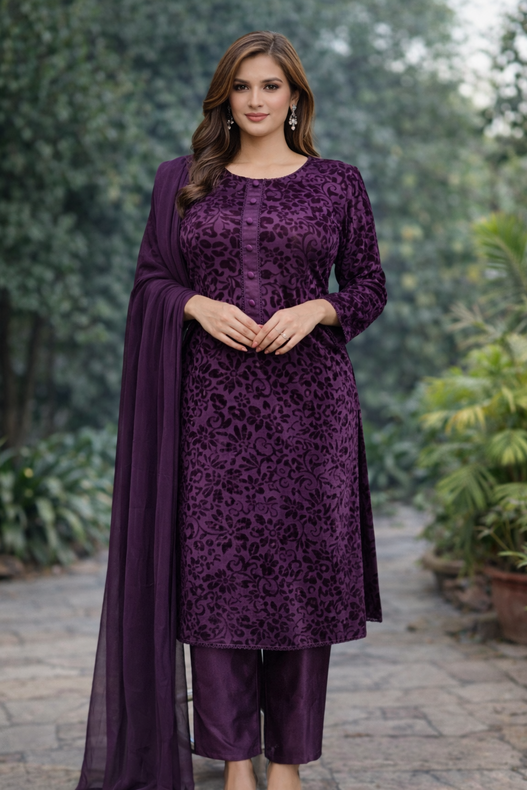 Brit 3 piece Palachi winter collection Pakistani ladies suit B326