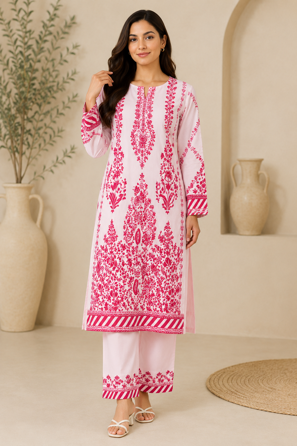 BRIT KAFTAAN 2 piece  lawn crape collection ladies dress B729