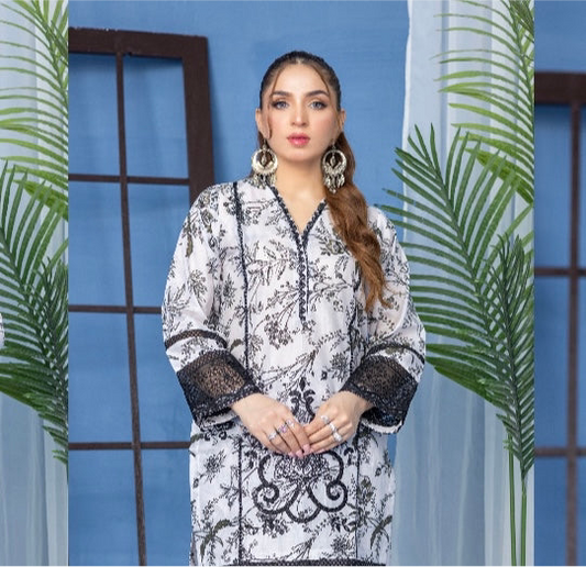 M print inspired 2 piece Lawn_81013 Pakistani ladies suit B173