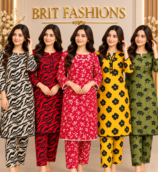 BRIT- GL 2 piece Khadar designer collection  B825