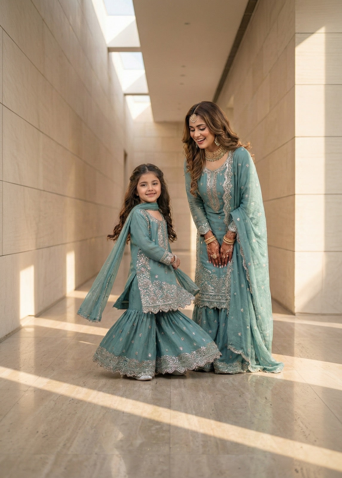 KIDS 3 piece luxury chiffon _81042 Pakistani ladies suit B510