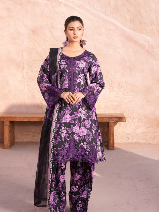BRIT Raniya 3 piece lux lawn_100327 Pakistani ladies suit B167