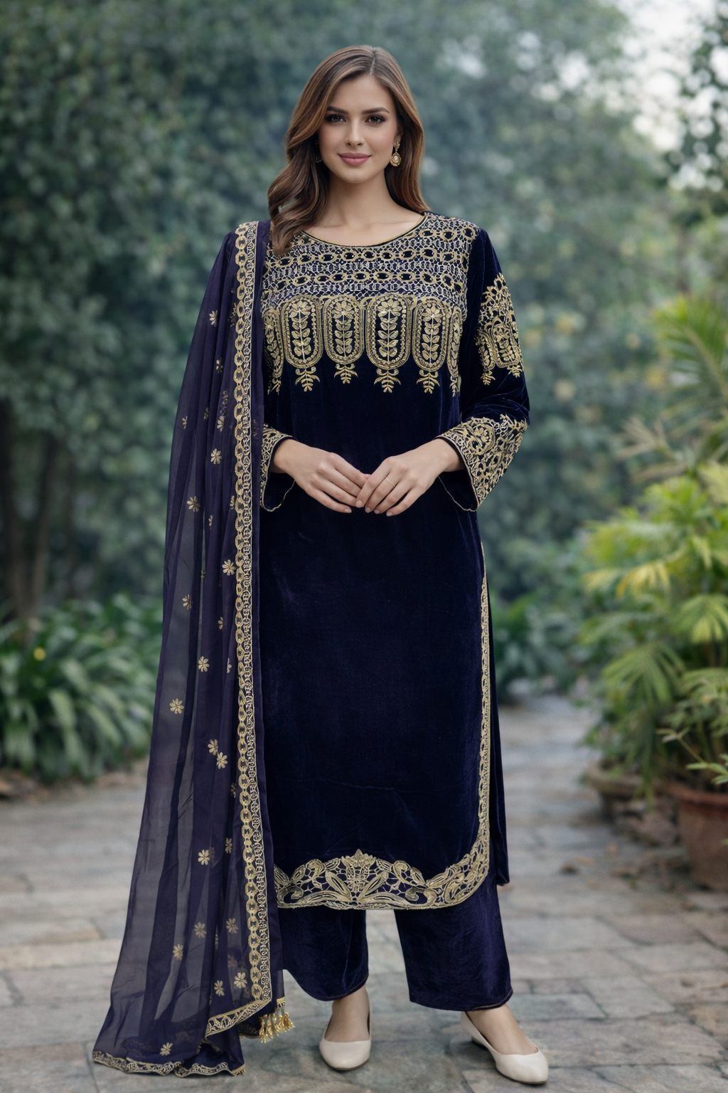 Brit 3 piece Micro Valvet winter collection  B436