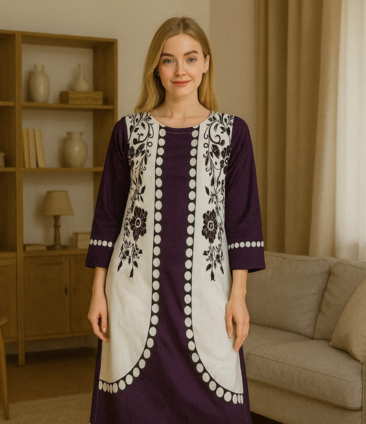 Brit 2 piece winter silk cord set_81042 Pakistani ladies suit B2792