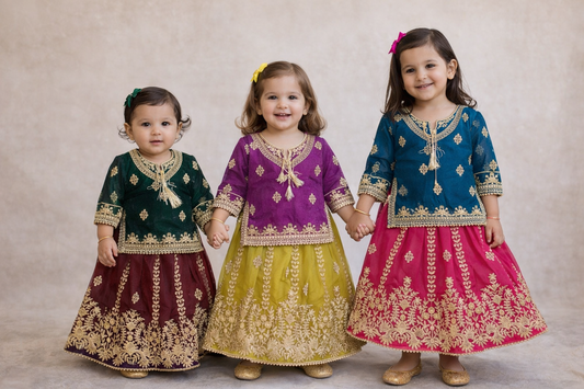 KIDS 2 piece 5 Months to 18 Months Lehnga B484