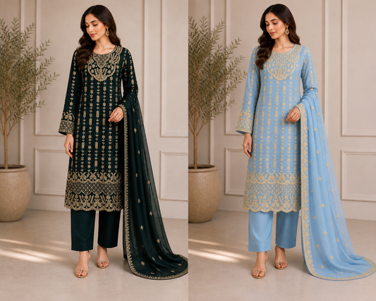 BRIT 3 piece ladies Chiffon B584