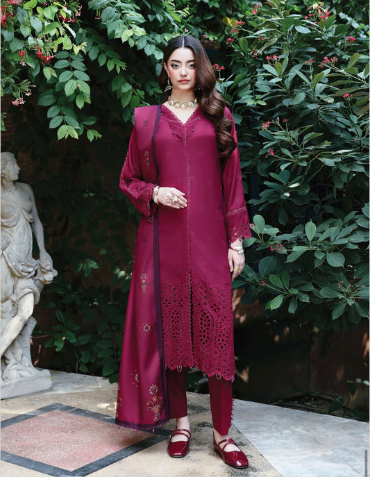 Brit MEHAR 3 piece luxury Chicken Kari _81042 Pakistani ladies suit B316
