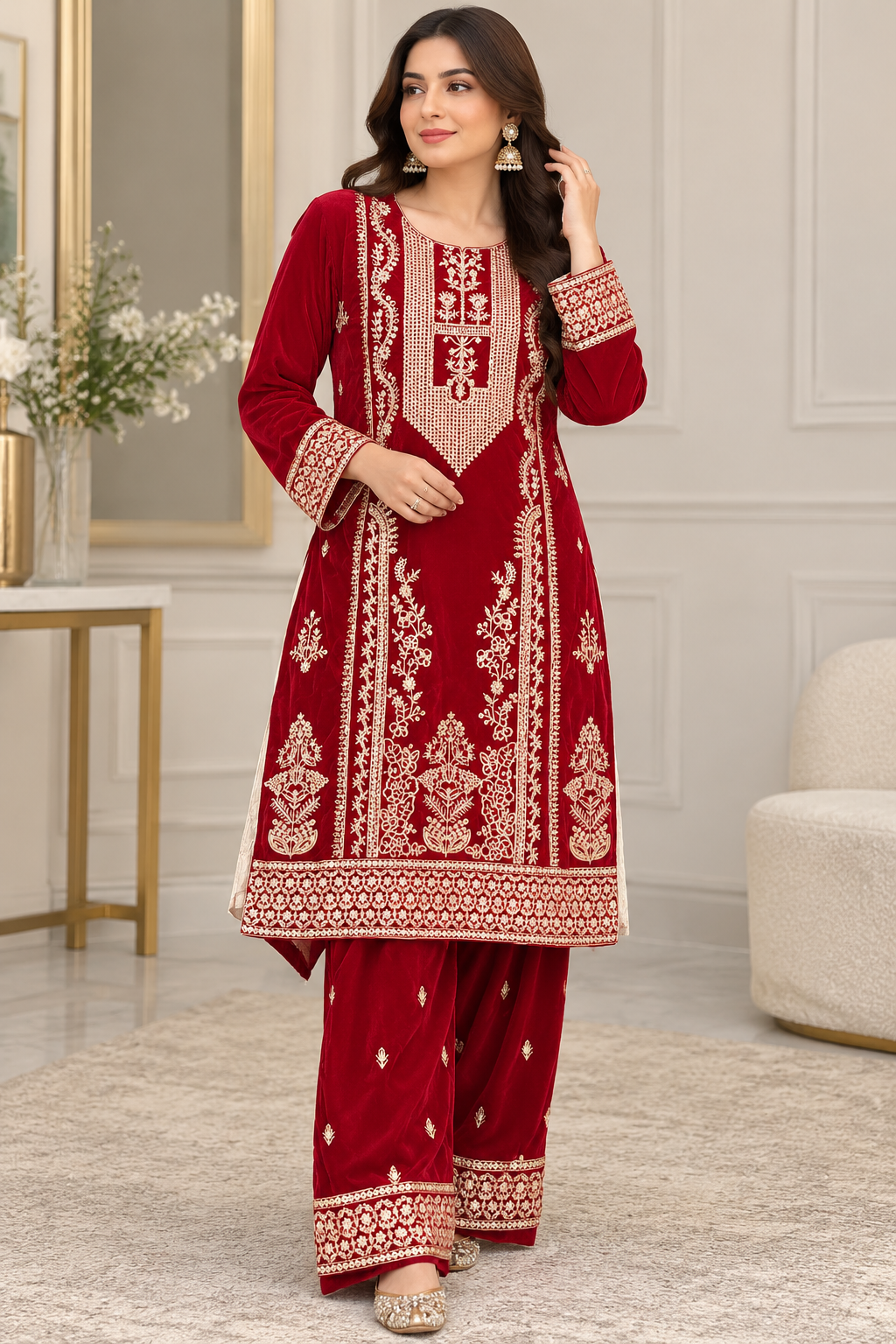 Brit 2 piece Valvet designer collection B815