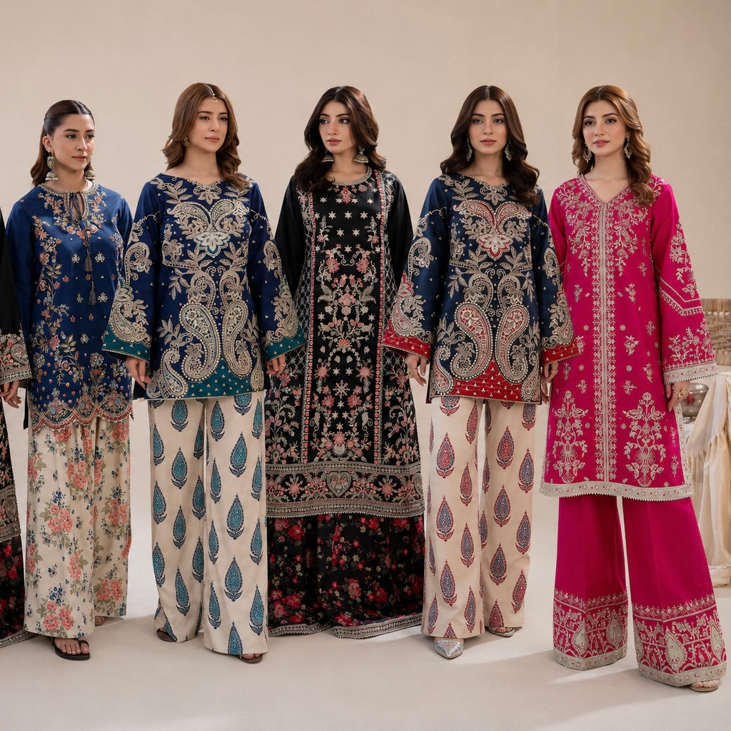 Ethnic 2 piece luxury lawn collection ladies dress B639