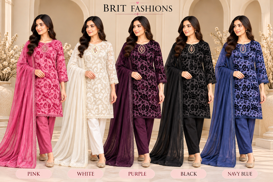 BRIT- GL 3 piece palachi designer collection  B823