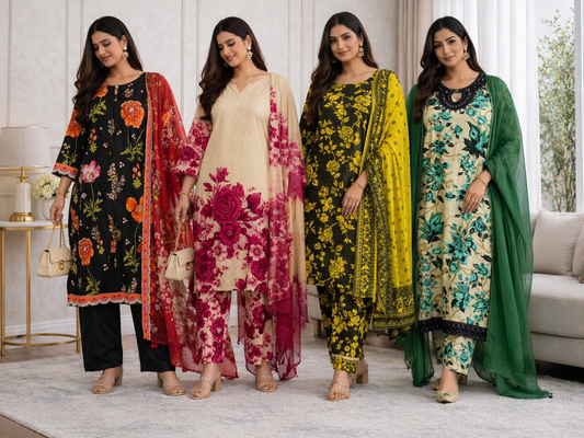 BRIT 3 piece lawn Pakistani ladies suit B542