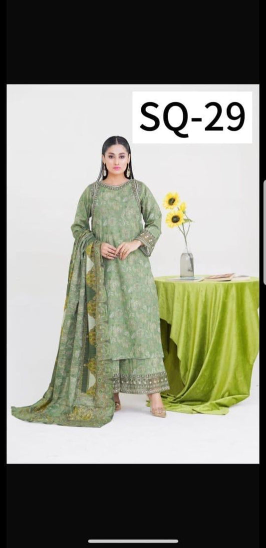 BRIT 3 piece LAWN_100301 ladies suit B158