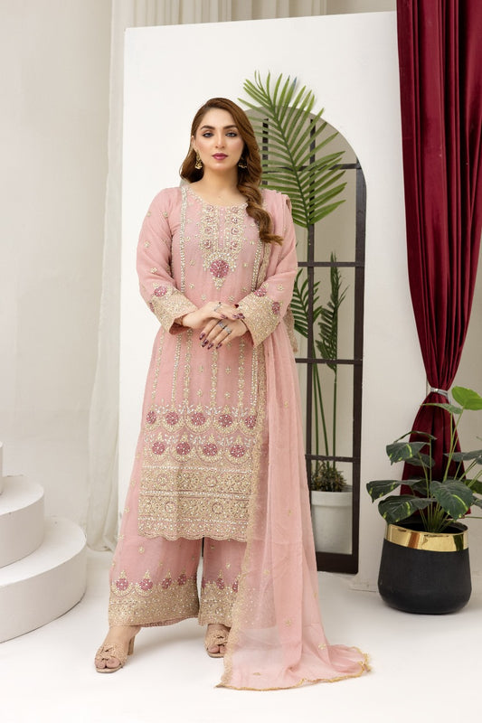 Brit 3 piece luxury chiffon _81042 Pakistani ladies suit B258