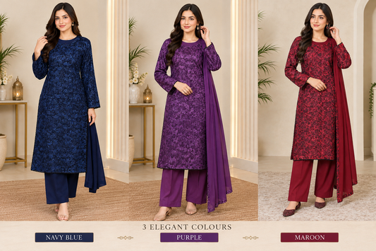 BRIT 3 piece designer Palachi collection ladies dress B742