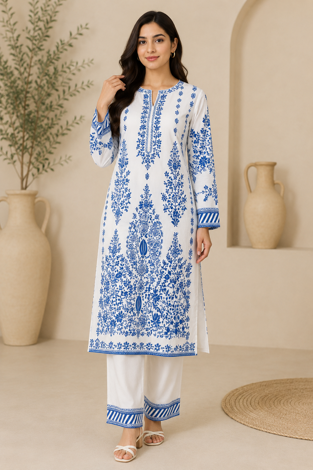 BRIT KAFTAAN 2 piece  lawn crape collection ladies dress B729