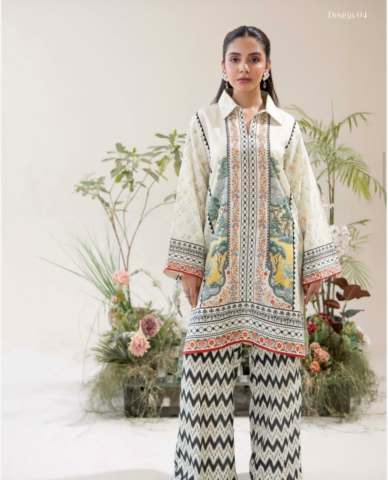 Adan Liba’s 2 piece luxury lawn collection ladies dress B686