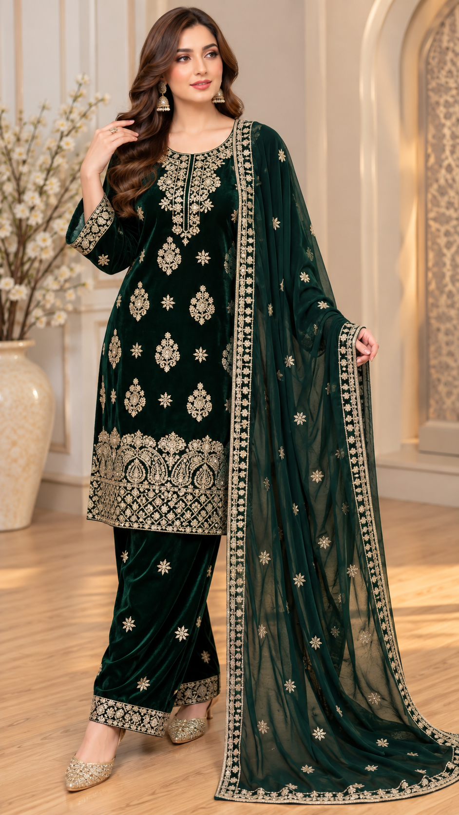 BRIT - GL 3 piece valvet designer collection B809