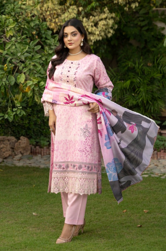 Brit 3 piece Dhanak winter collection Pakistani ladies suit B325