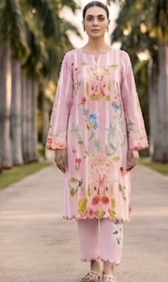 BRIT 2 piece luxury lawn collection ladies dress B668