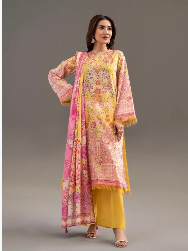 Sana Safinaz inspired 3 piece luxury lawn collection ladies dress B681