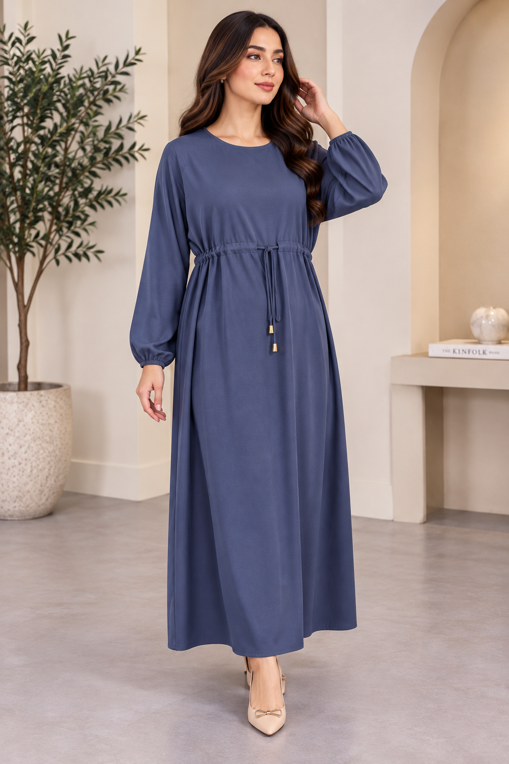 BRIT GL 1 piece modest wear maxi collection  dress B790
