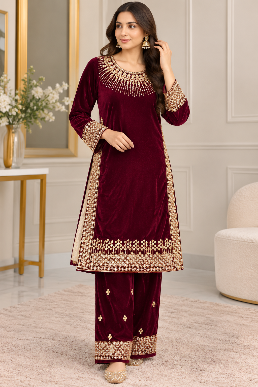 Brit 2 piece Valvet designer collection B815