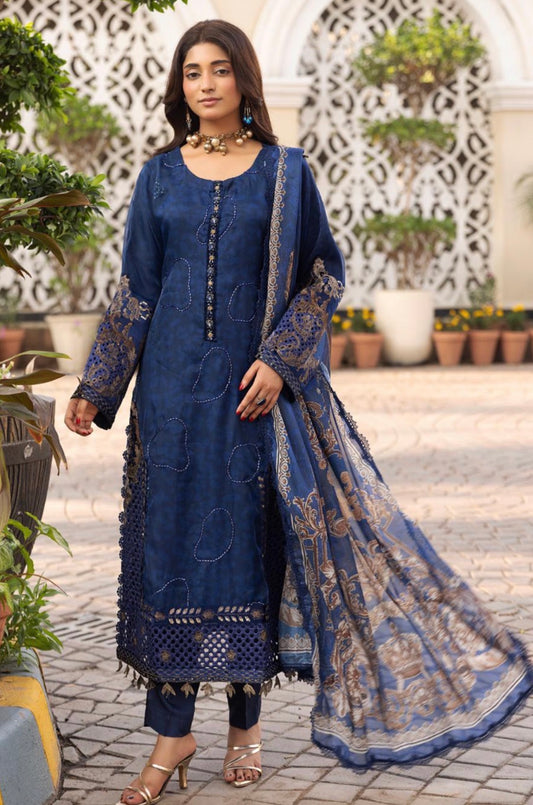 MARIA B INSPIRED 3 piece embroidered Pakistani ladies suit B526