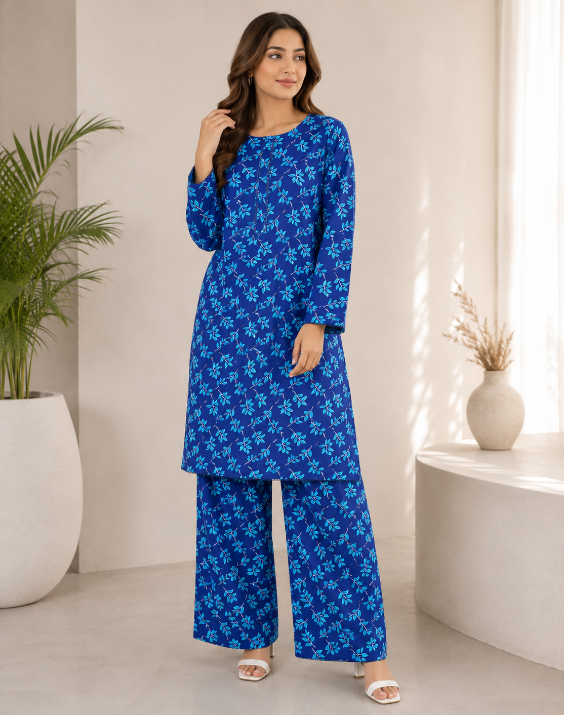 BRIT 2 piece luxury lawn collection ladies dress B663