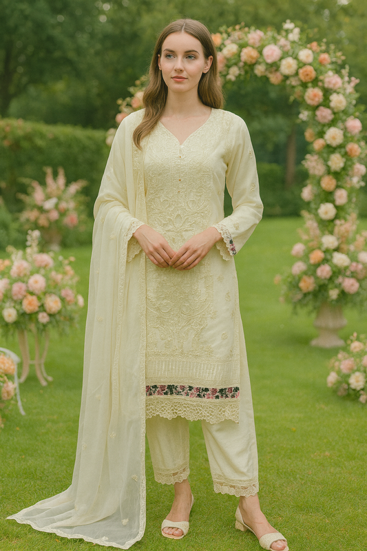 Brit 3 piece luxury chiffon_81042 Pakistani ladies suit B238