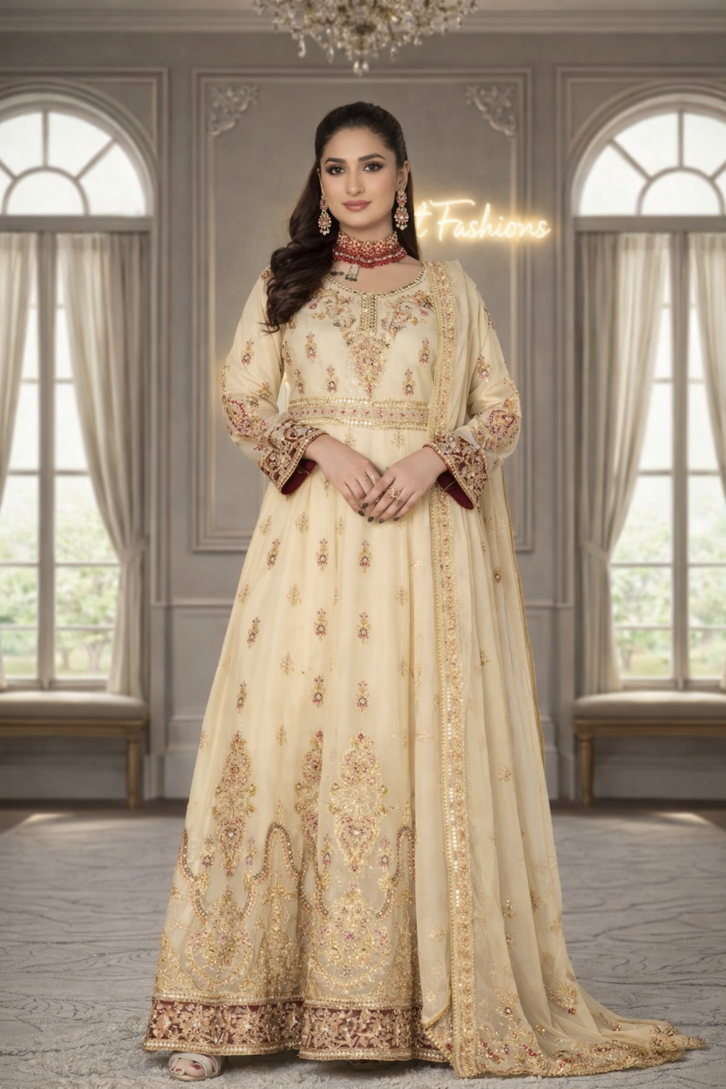 Brit 3 piece Chiffon _81042 Pakistani ladies suit B467