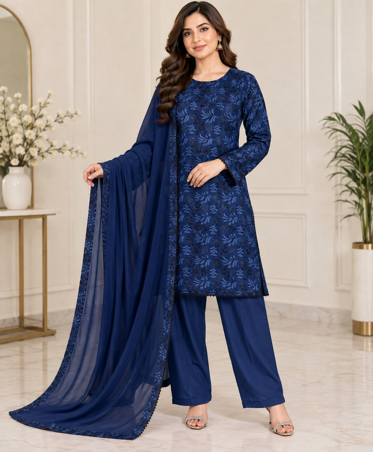 BRIT 3 piece designer Palachi collection ladies dress B742
