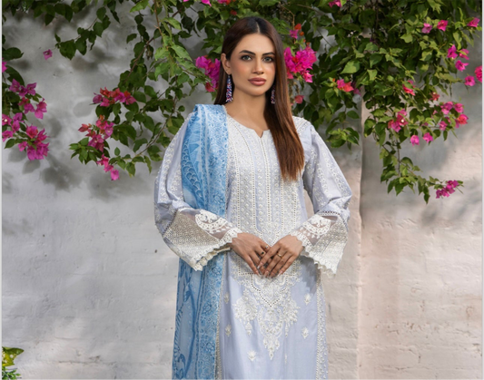 BRIT Ishrat 3 piece lux lawn_100326 Pakistani ladies suit B165