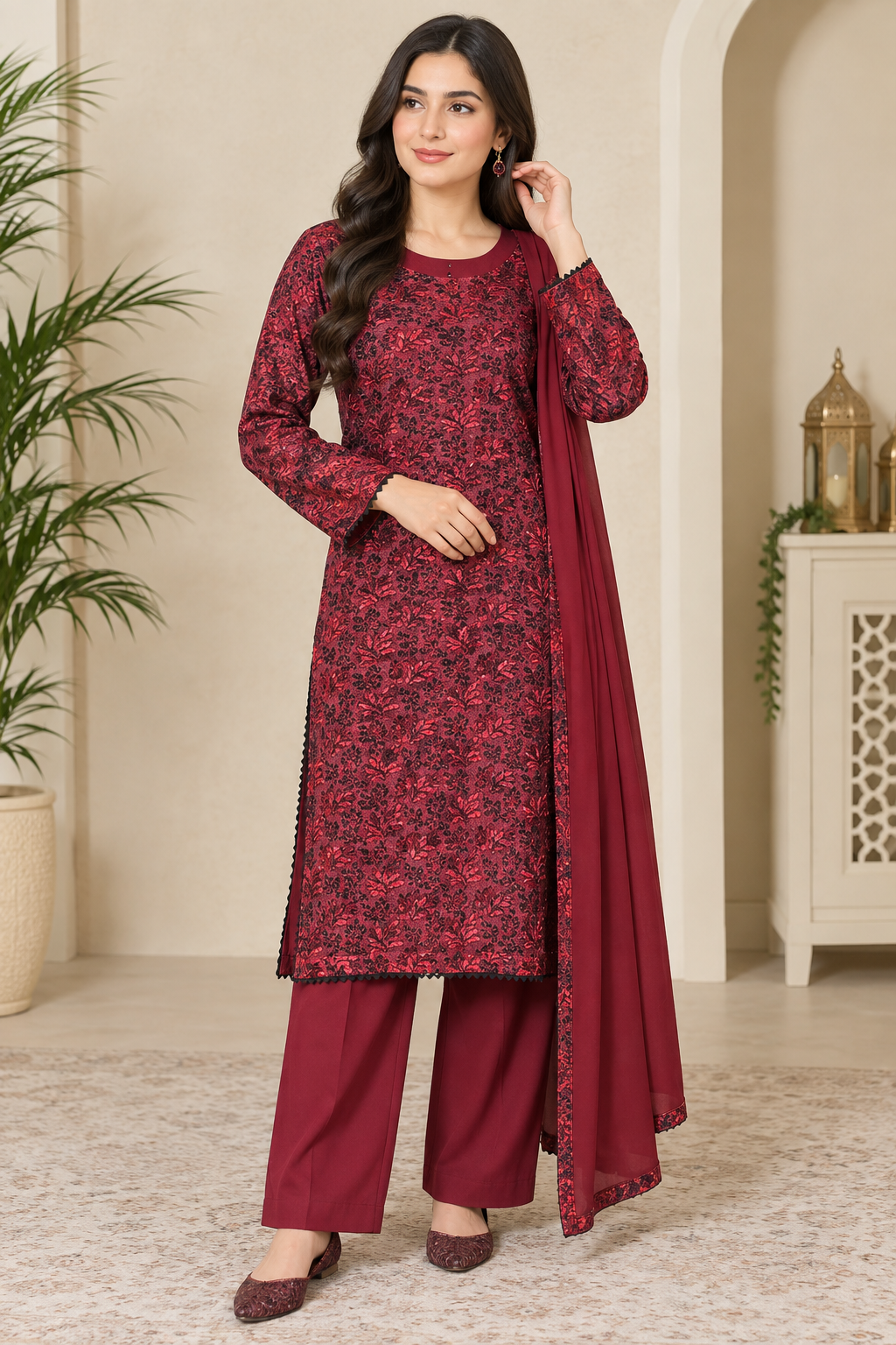 BRIT 3 piece designer Palachi collection ladies dress B742