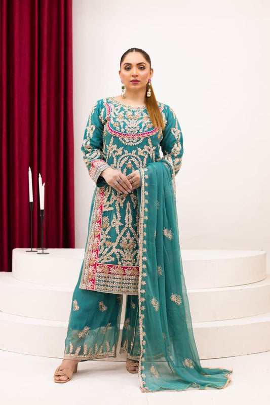 Brit 3 piece chiffon _81042 Pakistani ladies suit B266