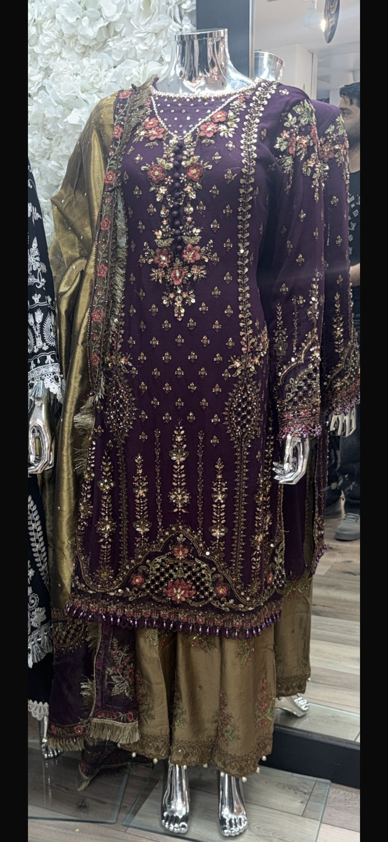 BTIT 3 piece DESIGNER luxury chiffon _81042 Pakistani ladies suit B510