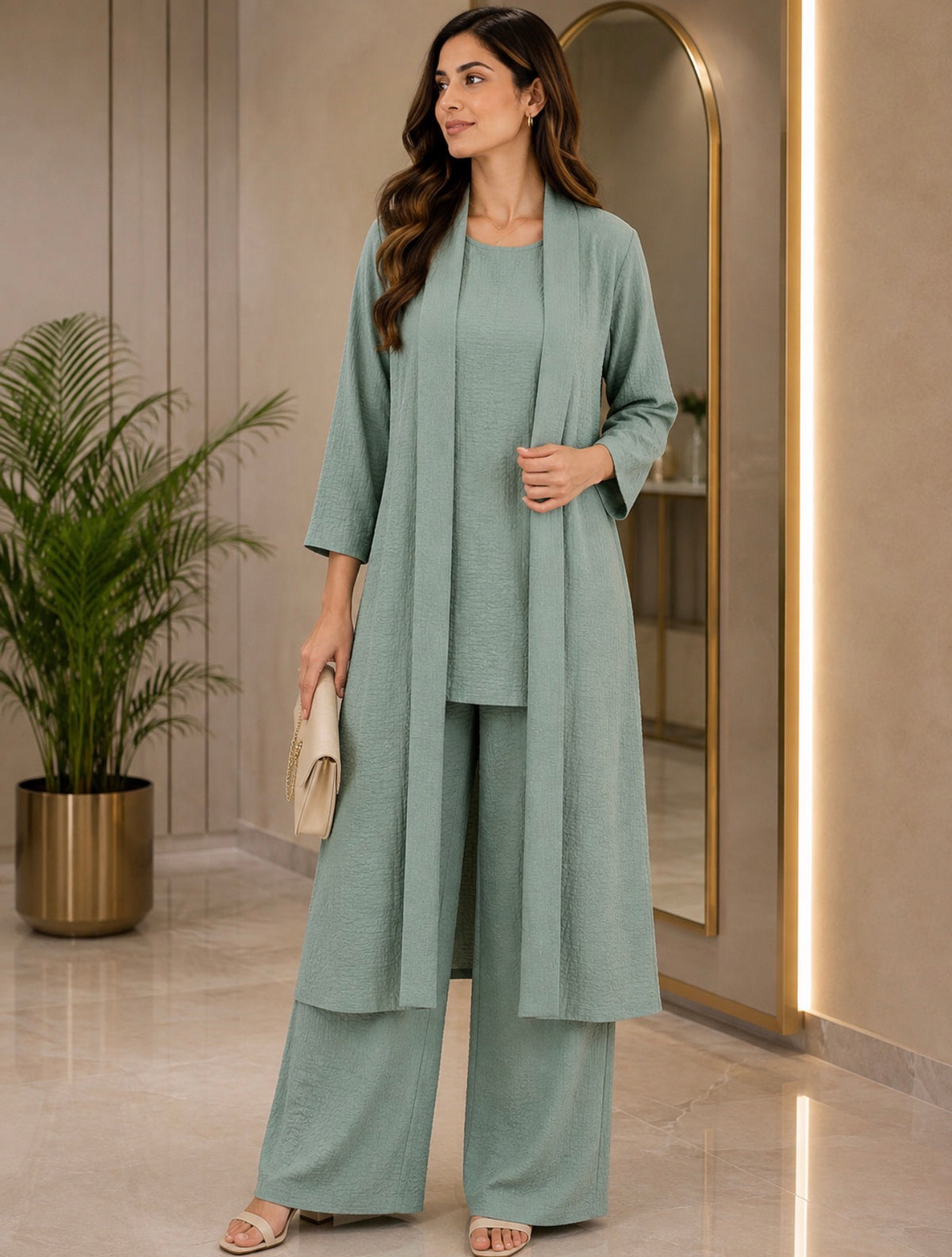BRIT 3 piece georget collection ladies dress B756