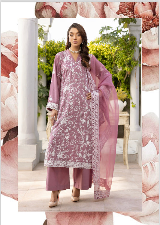 Brit 3 piece Viscose_100201 Pakistani ladies suit B134