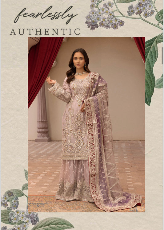 Simrans 3 piece lux wedding wear_100185 Pakistani ladies suit B132