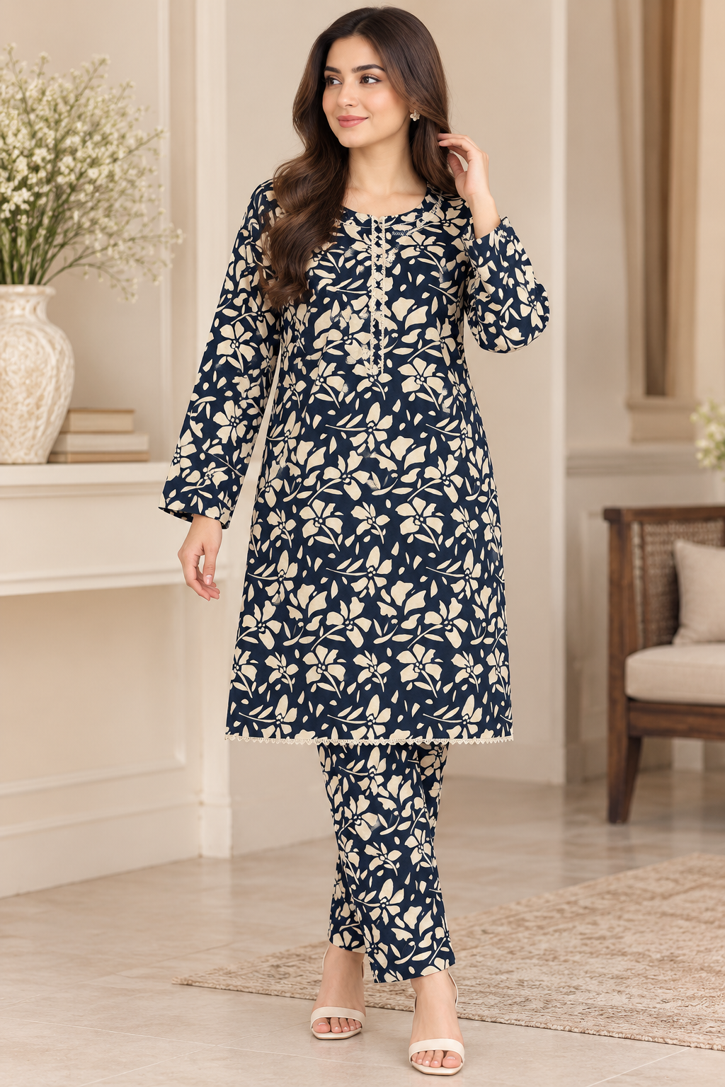 BRIT- GL 2 piece Khadar designer collection  B839