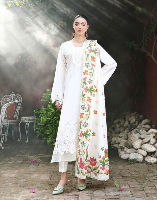 Brit MEHAR 3 piece luxury Chicken Kari _81042 Pakistani ladies suit B316